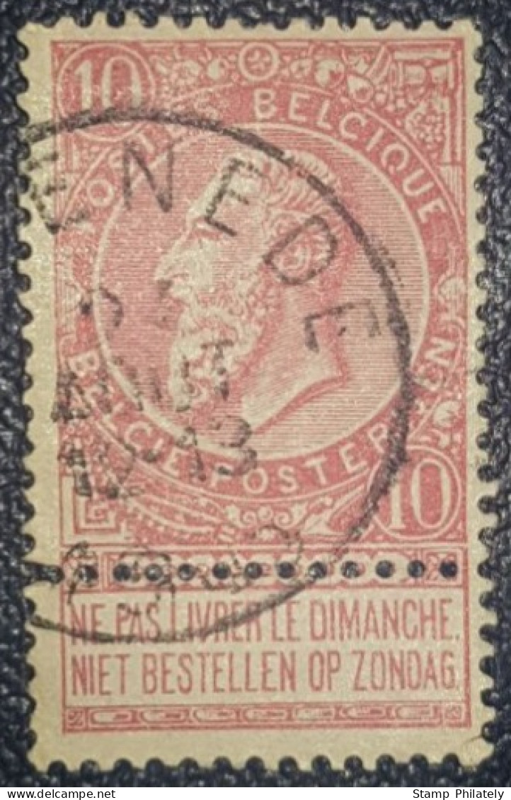 Belgium 10 C Used Postmark Stamp - Andere & Zonder Classificatie