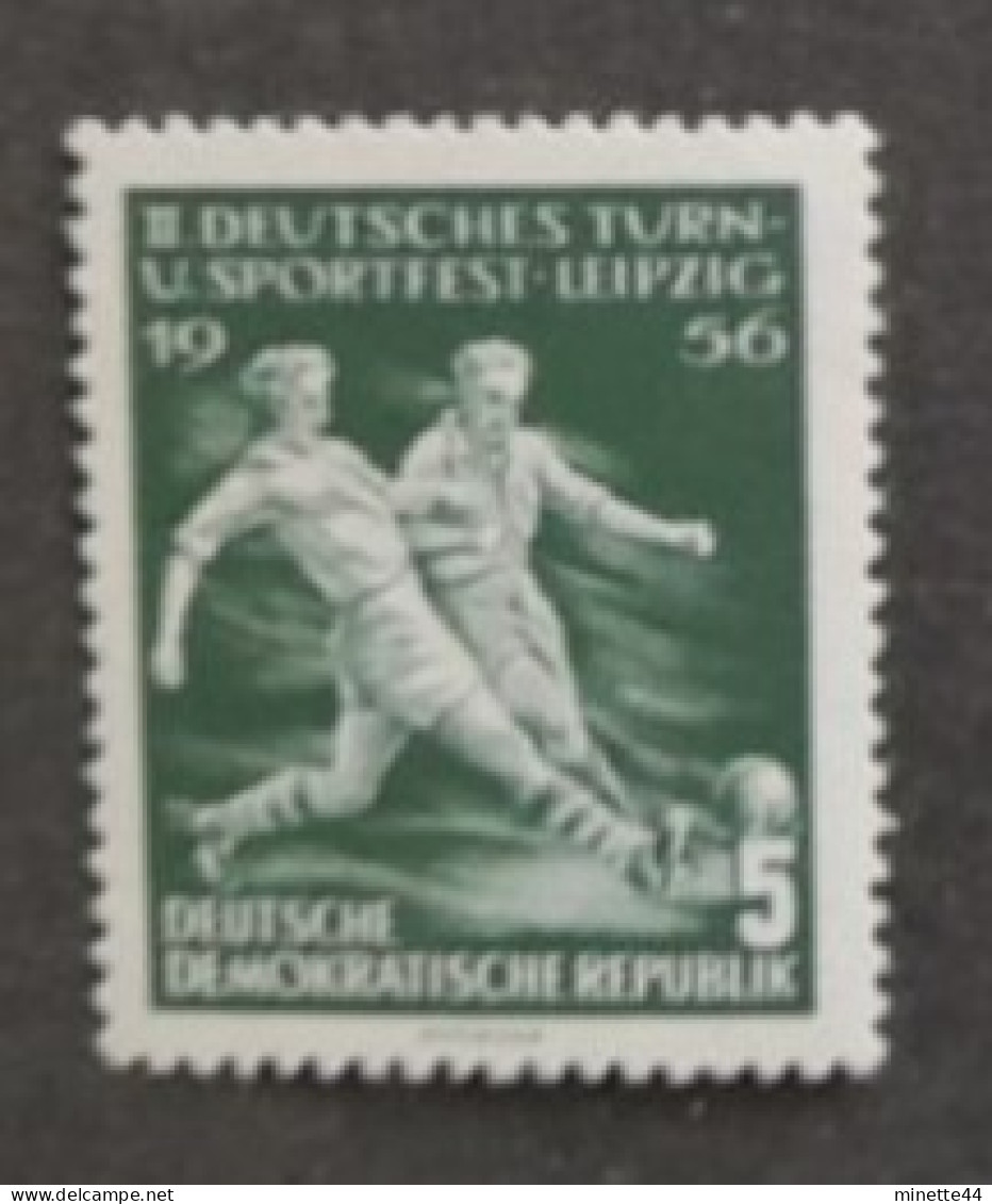 ALLEMAGNE DEUTSCHLAND RDA 1956 MNH**   FOOTBALL FUSSBALL SOCCER  CALCIO VOETBAL FUTBOL FUTEBOL FOOT - Neufs