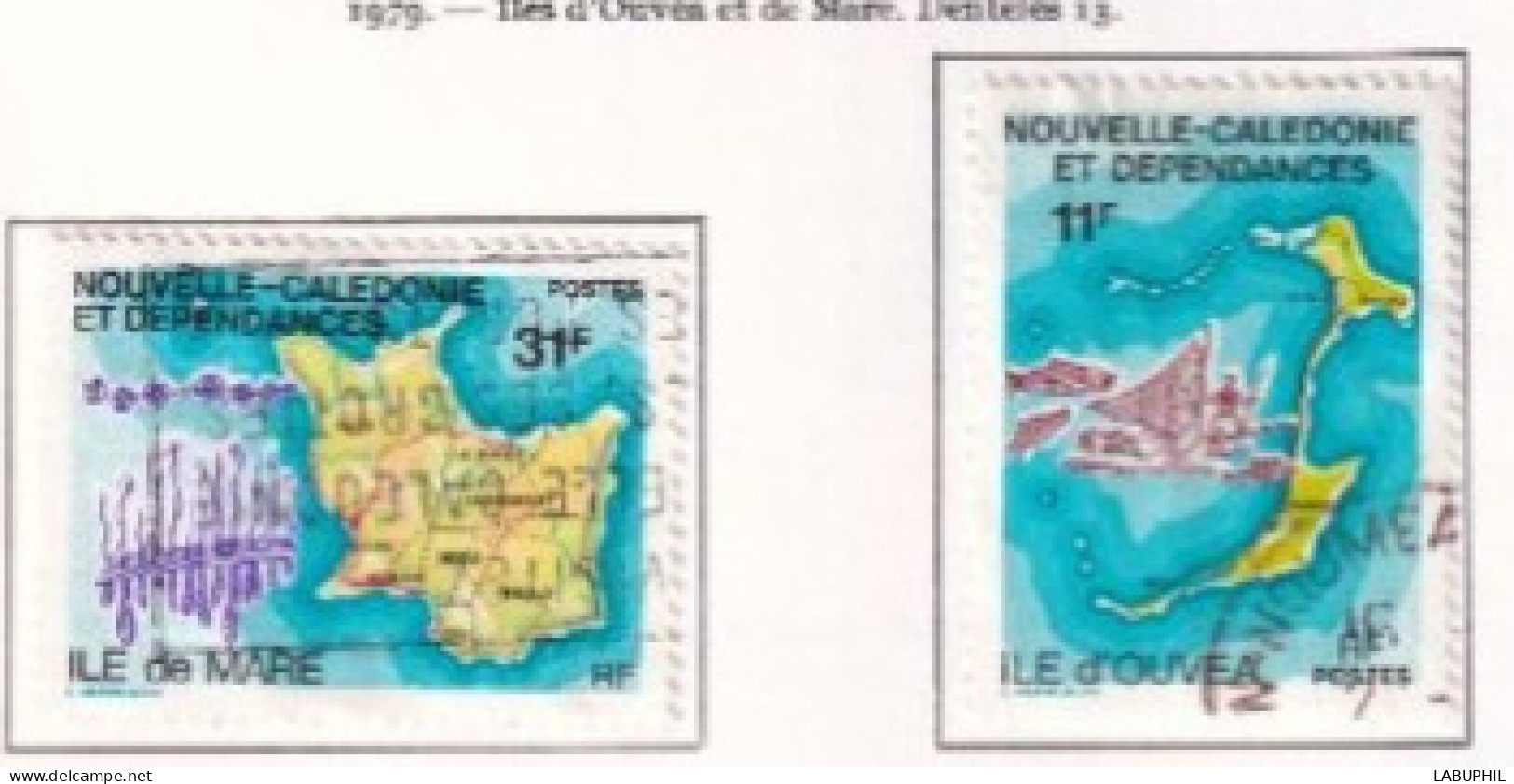 NOUVELLE CALEDONIE Dispersion D'une Collection Oblitéré Used 1979 - Used Stamps