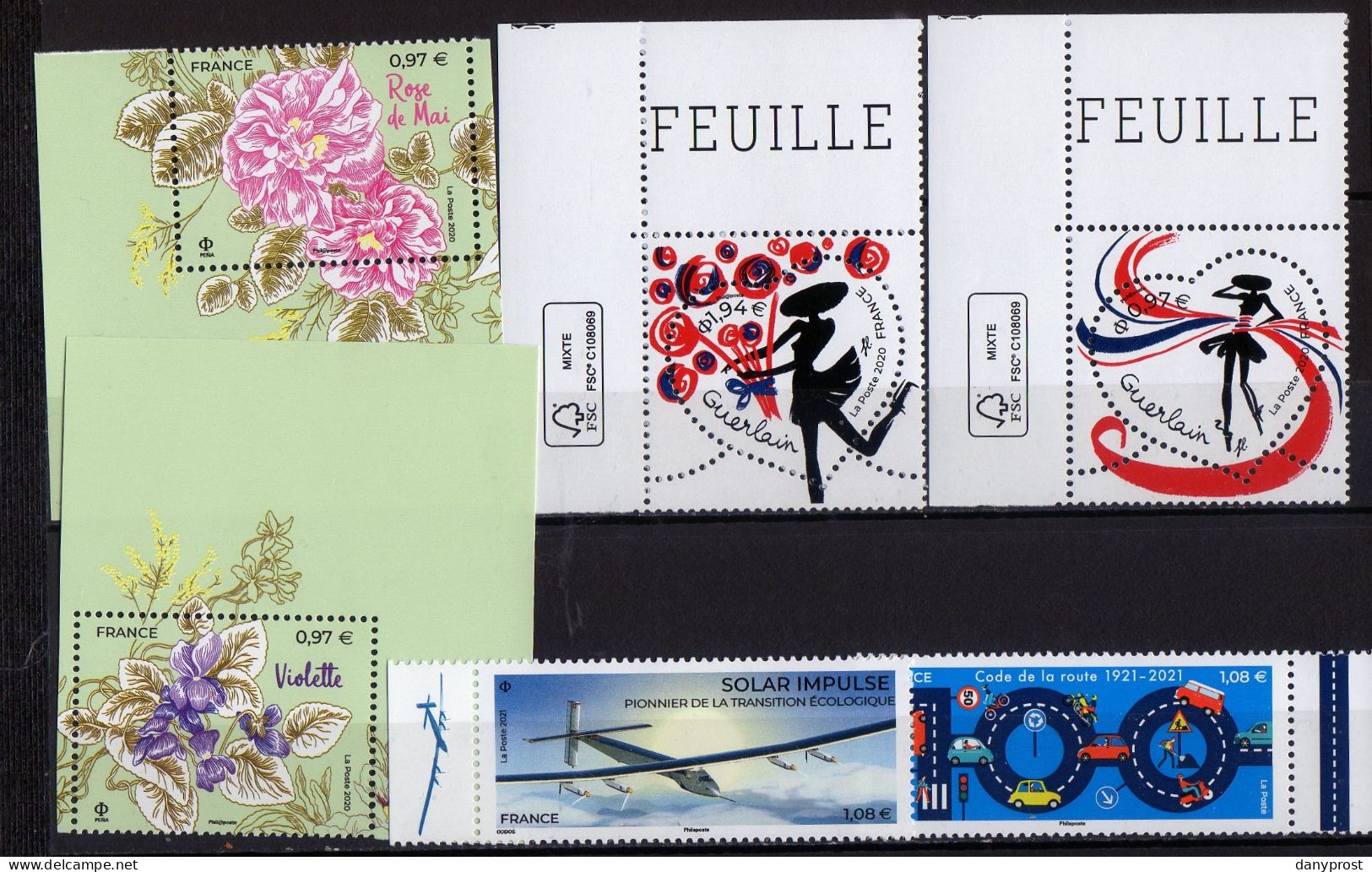 2000-24 -GOMMES - LOT  13 Timbres  NEUFS   Petites Valeurs  AU PRIX DE  12.00 € - Lots & Kiloware (max. 999 Stück)