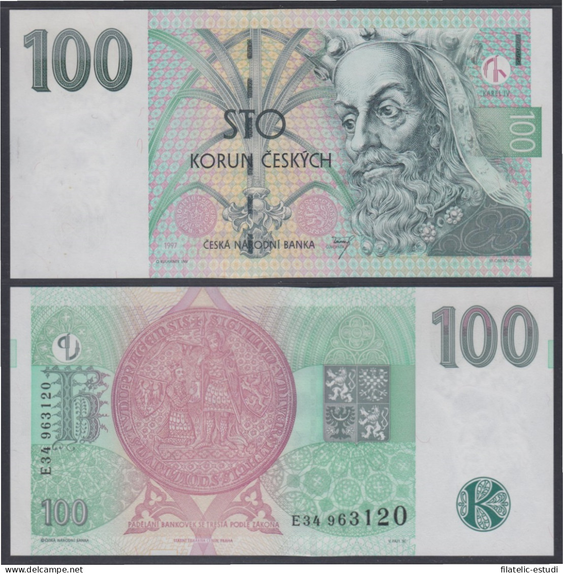 Checoslovaquia 100 Korun 1993  Billete Banknote Sin Circular - Andere - Europa
