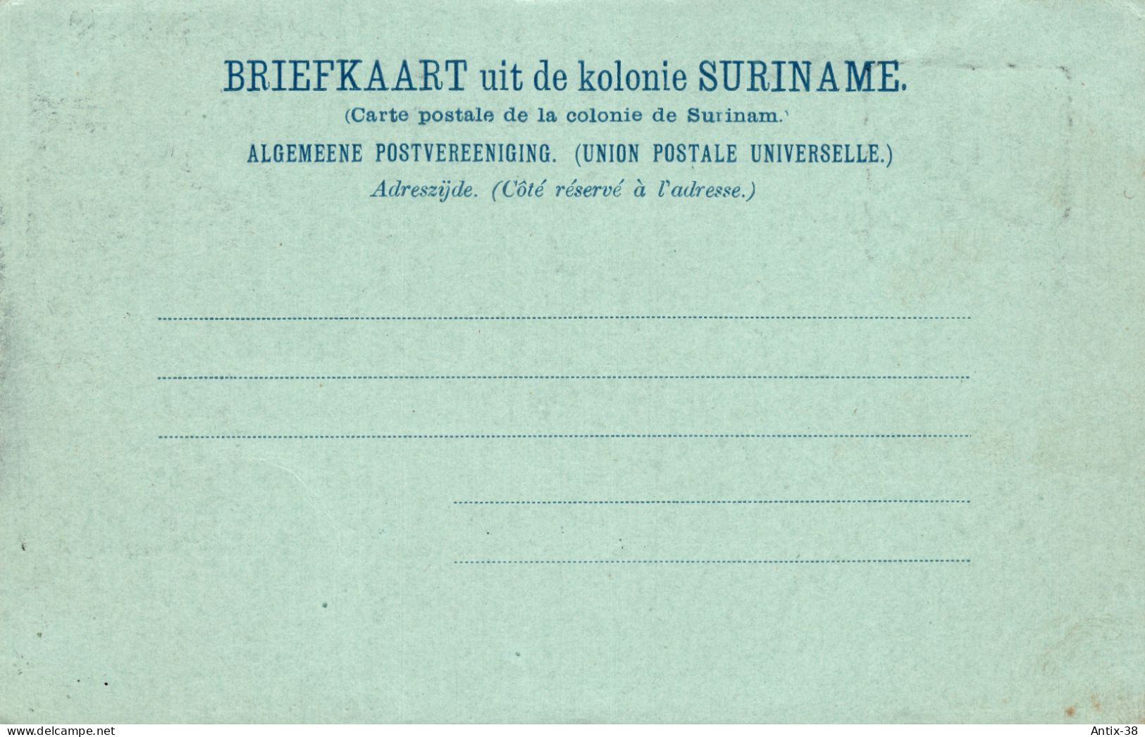 N36 - SURINAME - Och, Heerlijk Coronie, Daar Slechts Wilde Ik Leven! (Als Maar Het Kanaal In Orde Was) - Surinam