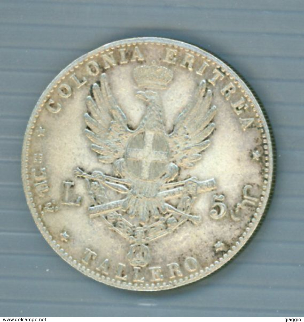 °°° Moneta N. 775 Eritrea L. 5 Del 1891 °°° - Erythrée