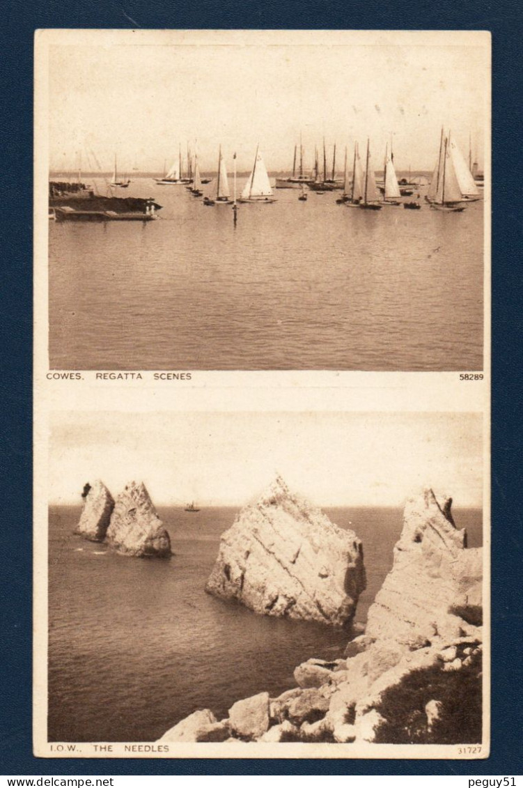 Royaume-Uni. Isle Of Wight. Cowes, Régates. The Needles. 1934 - Cowes