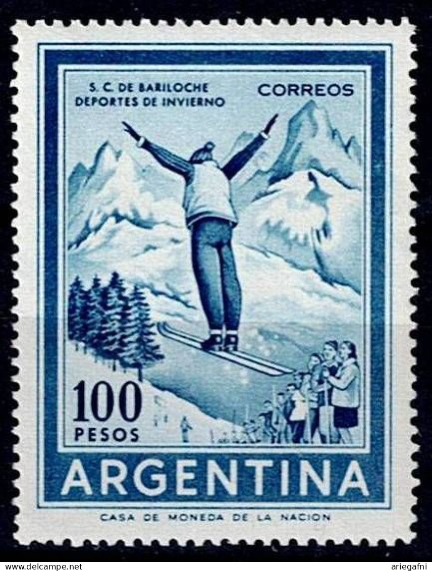 ARGENTINA 1961 SKIING MI No 770 MNH VF!! - Ski