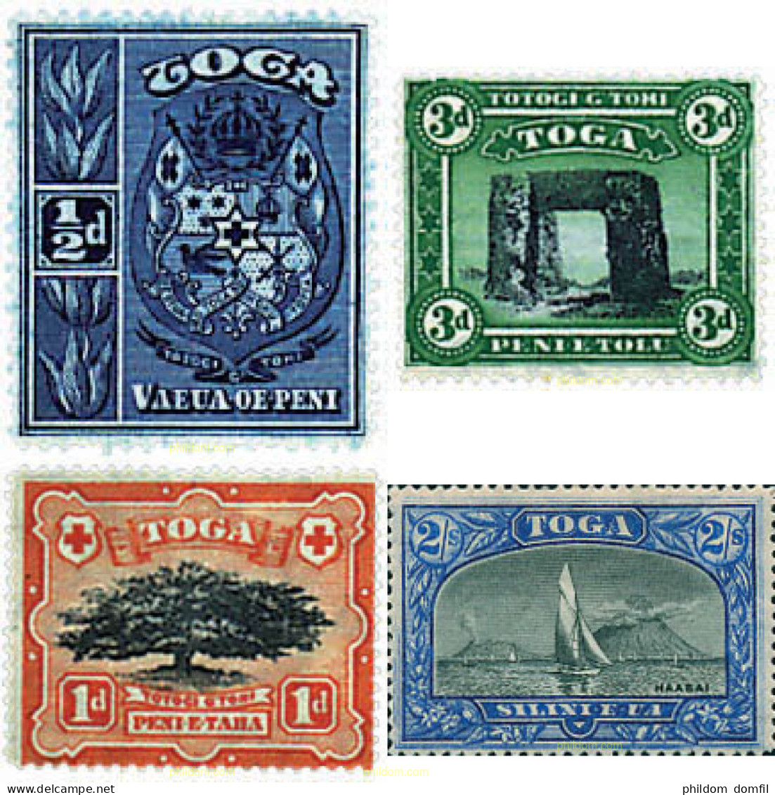 236781 HINGED TONGA 1897 MOTIVOS VARIOS - Tonga (...-1970)