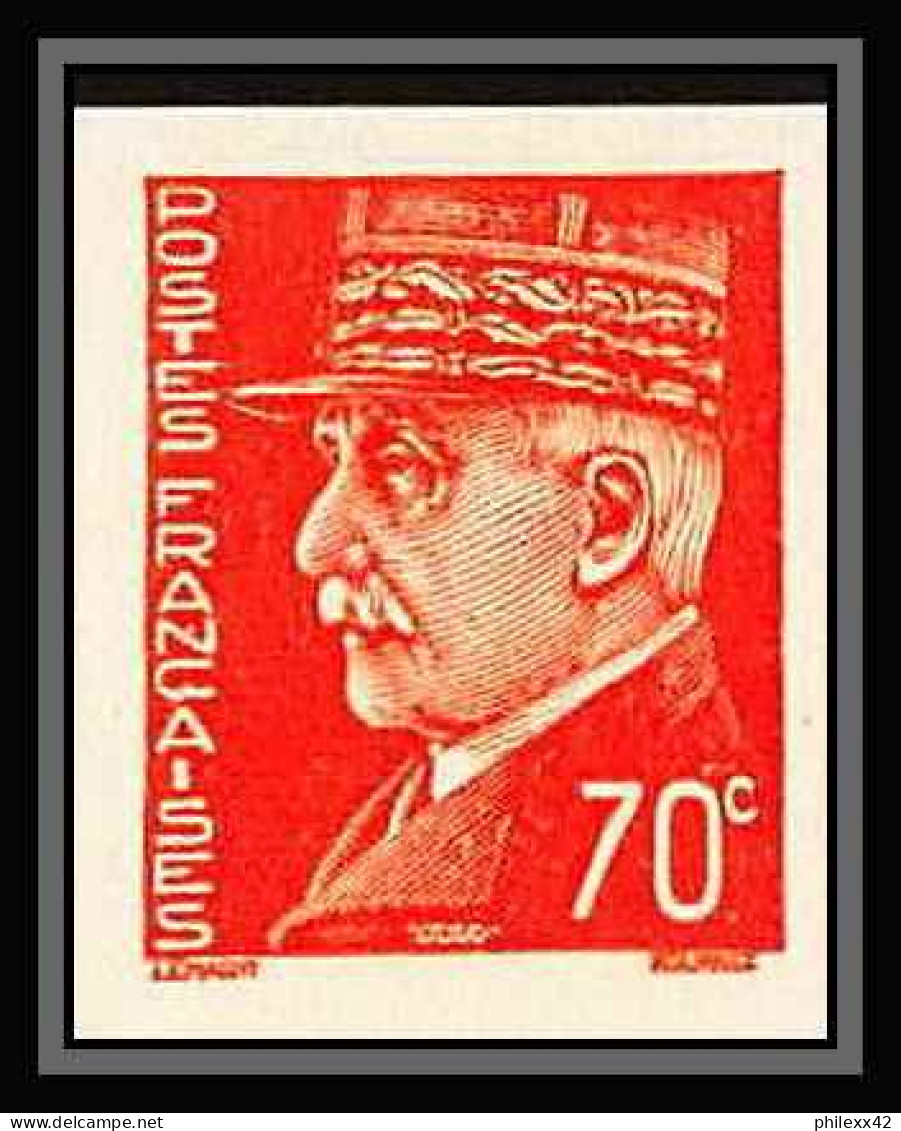 France N°511 Marechal Petain Non Dentelé ** MNH (Imperf) - 1941-1950