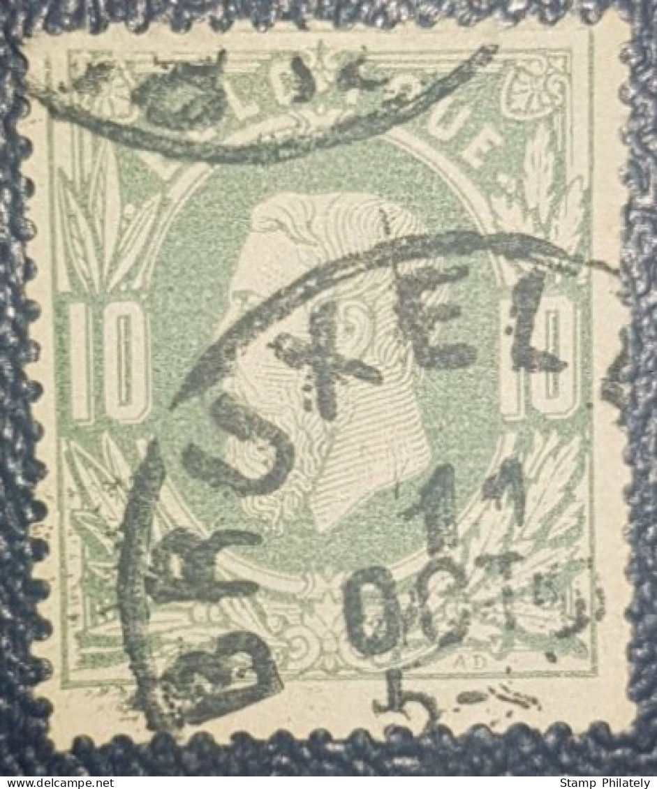 Belgium 10C Used Postmark Stamp Classic - Autres & Non Classés