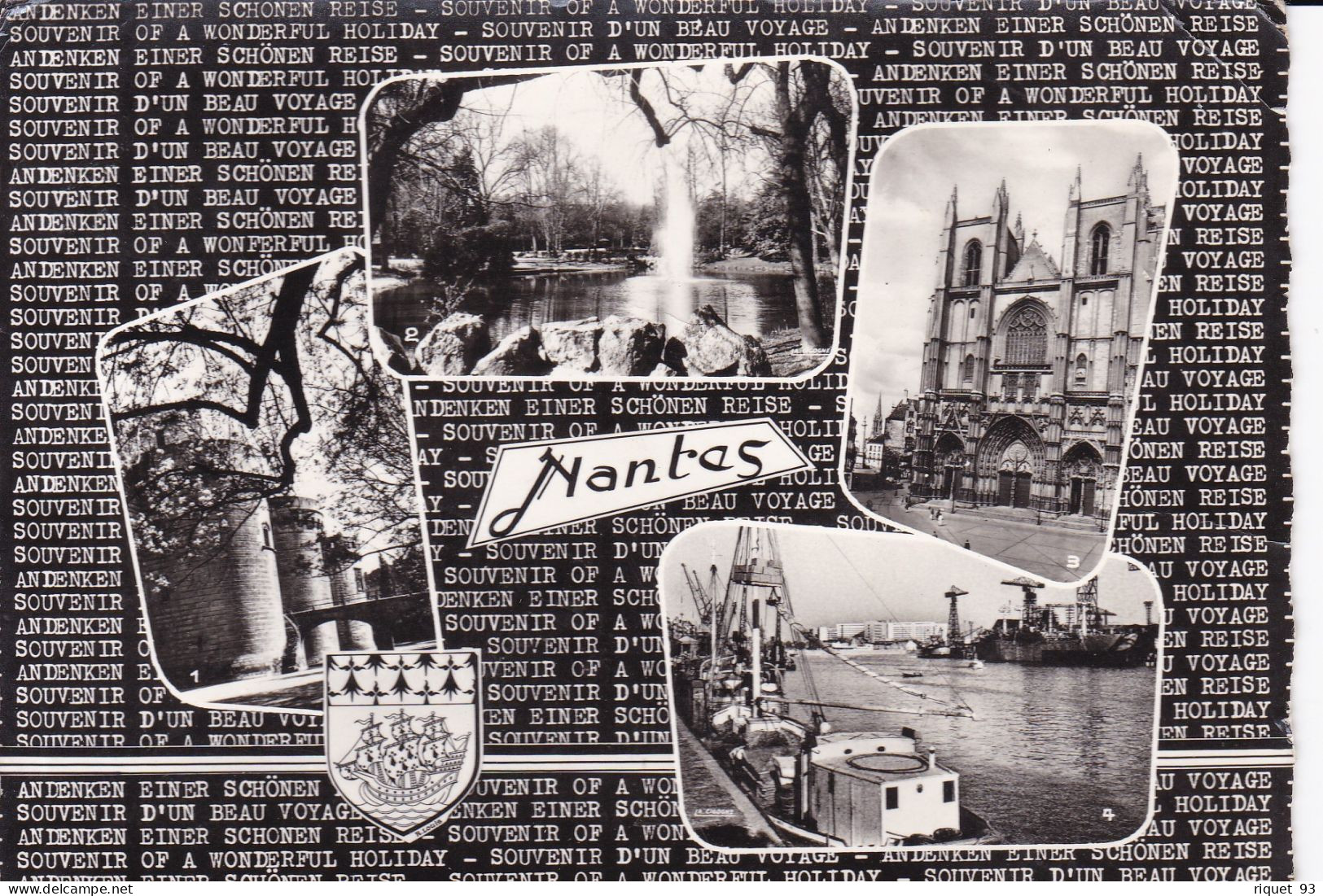 NANTES -(Multi Vues Avec Blason) - Nantes