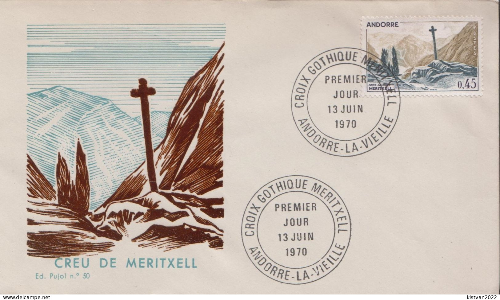 Andorra Stamp On FDC - FDC