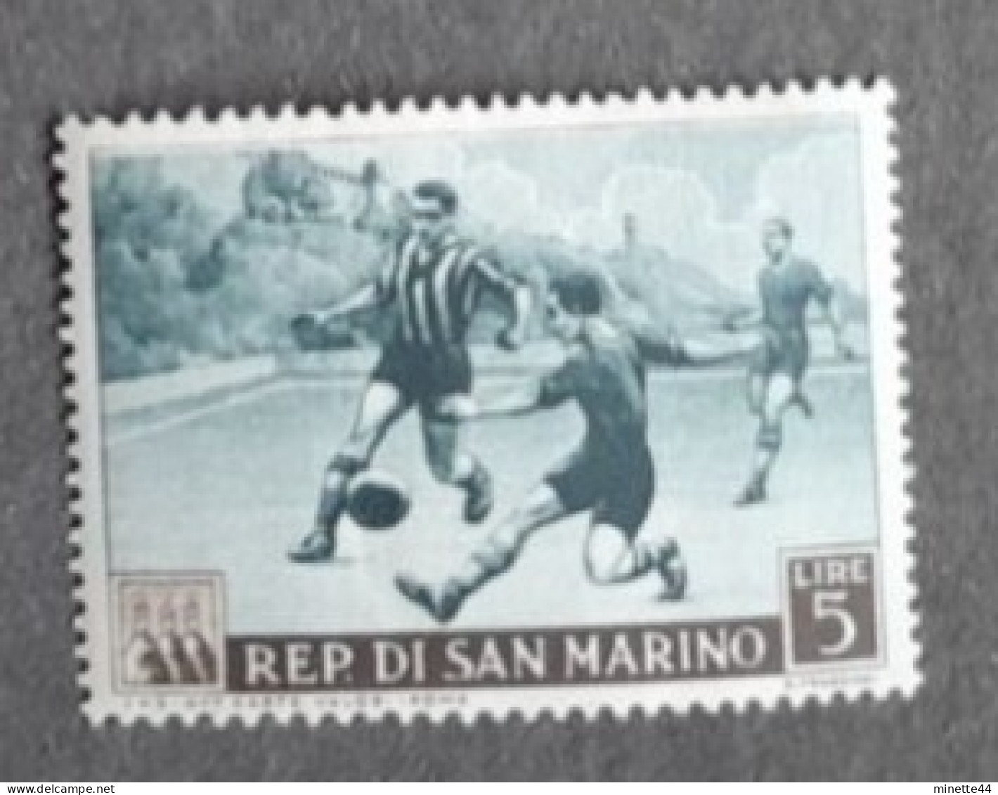 MARINO MARIN 1953  MNH**   FOOTBALL FUSSBALL SOCCER  CALCIO VOETBAL FUTBOL FUTEBOL FOOT - Neufs