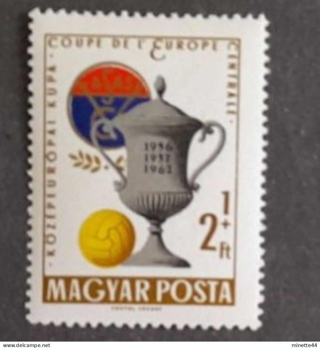MAGYAR HONGRIE 1962  MNH**   FOOTBALL FUSSBALL SOCCER  CALCIO VOETBAL FUTBOL FUTEBOL FOOT - Unused Stamps