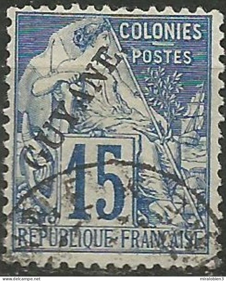 GUAYANA FRANCESA YVERT NUM. 21 USADO - Used Stamps