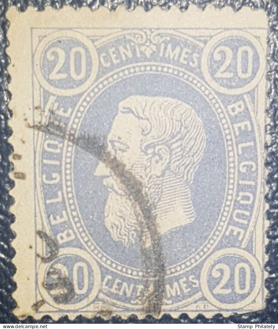 Belgium 20C Classic Used Stamp 1869-1880 - Otros & Sin Clasificación