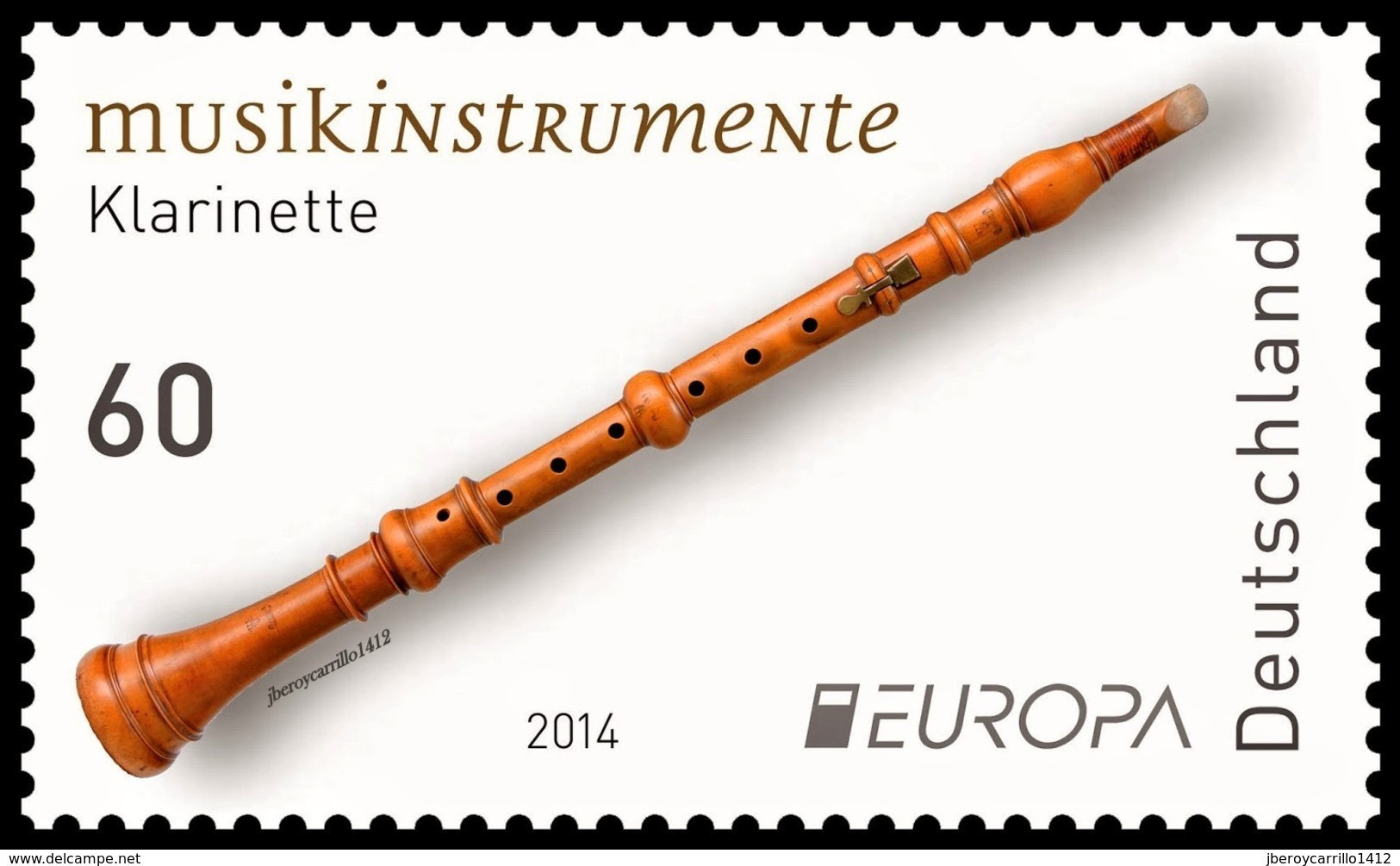 ALEMANIA/ DEUTSCHELAND/ GERMANY ALLEMAGNE - EUROPA 2014-TEMA ANUAL " INSTRUMENTOS MUSICALES NACIONALES"- SERIE De 1 V. - 2014