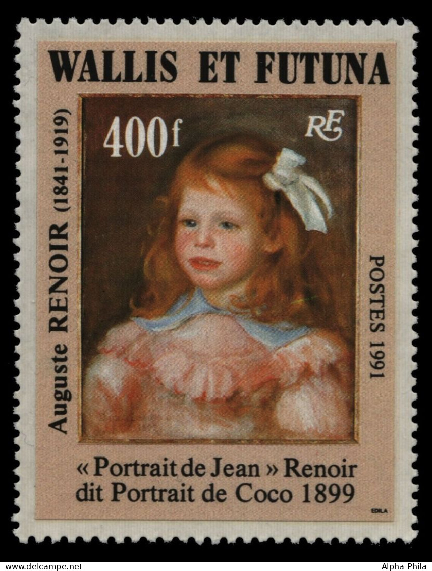 Wallis & Futuna 1991 - Mi-Nr. 598 ** - MNH - Selbsklebend - Gemälde / Paintings - Unused Stamps