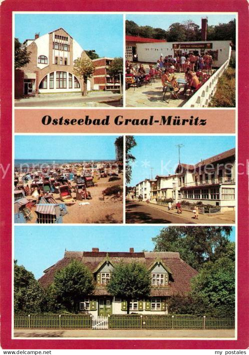 73041600 Graal-Mueritz Ostseebad Ferienobjekt Strandperle Cafe Eis Terrasse Stra - Graal-Müritz