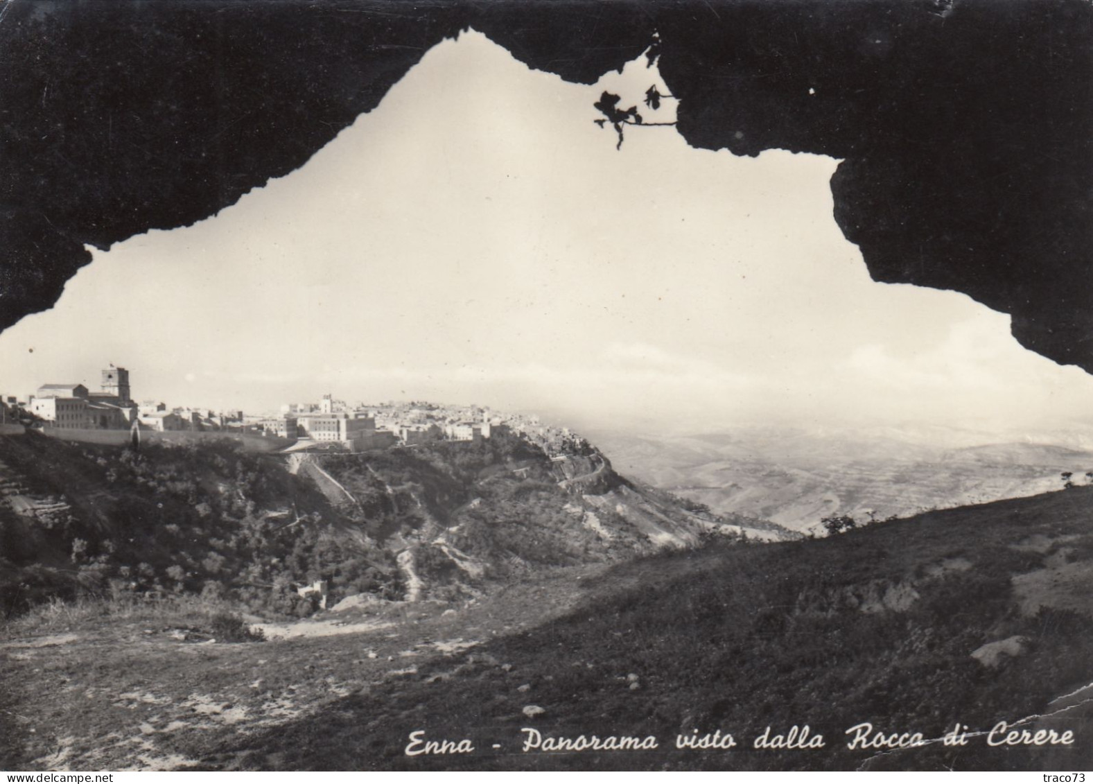 ENNA  /   Panorama Visto Dalla Rocca Di Cerere _ Viaggiata - Enna