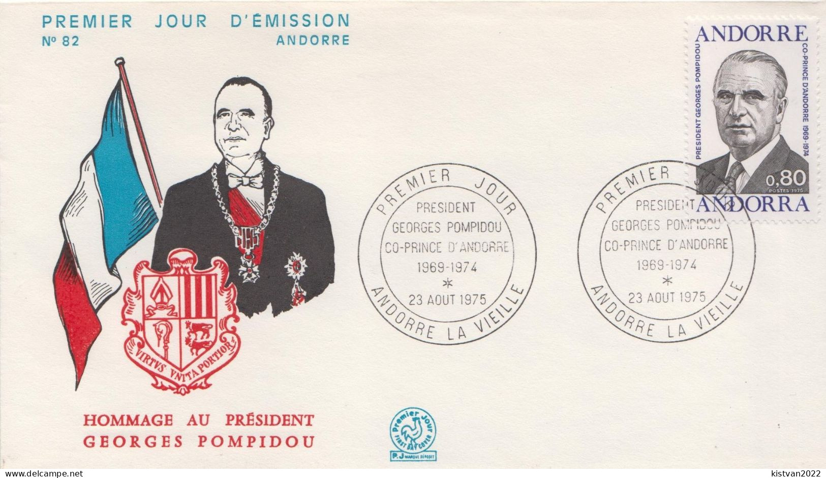 Andorra Stamp On FDC - FDC