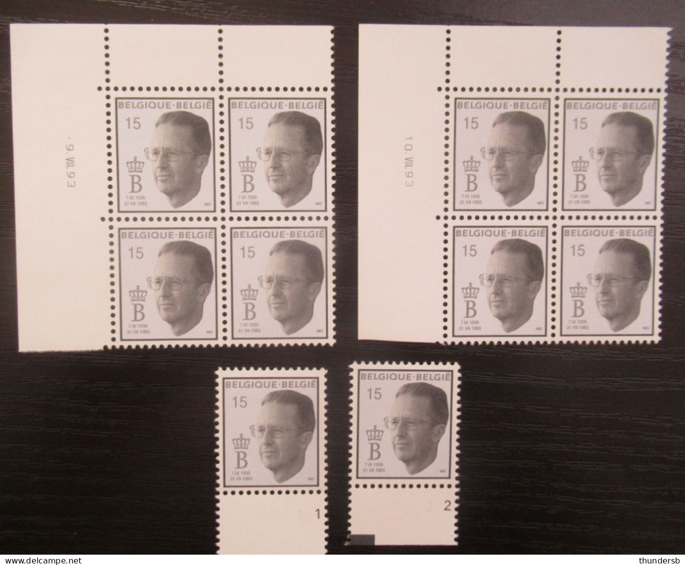 2520 - Postfris ** - Drukdatums En Volledige Set Plaatnummers - Unused Stamps