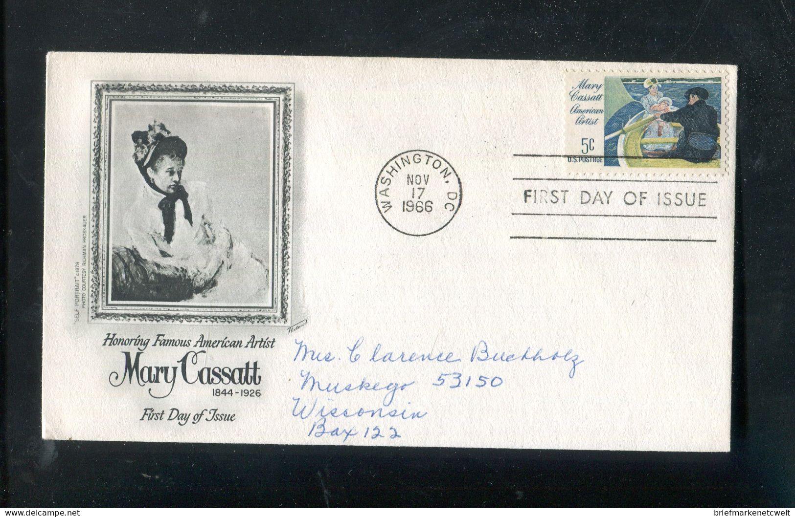 "USA" 1966, Mi. 913 FDC (60155) - Enveloppes évenementielles