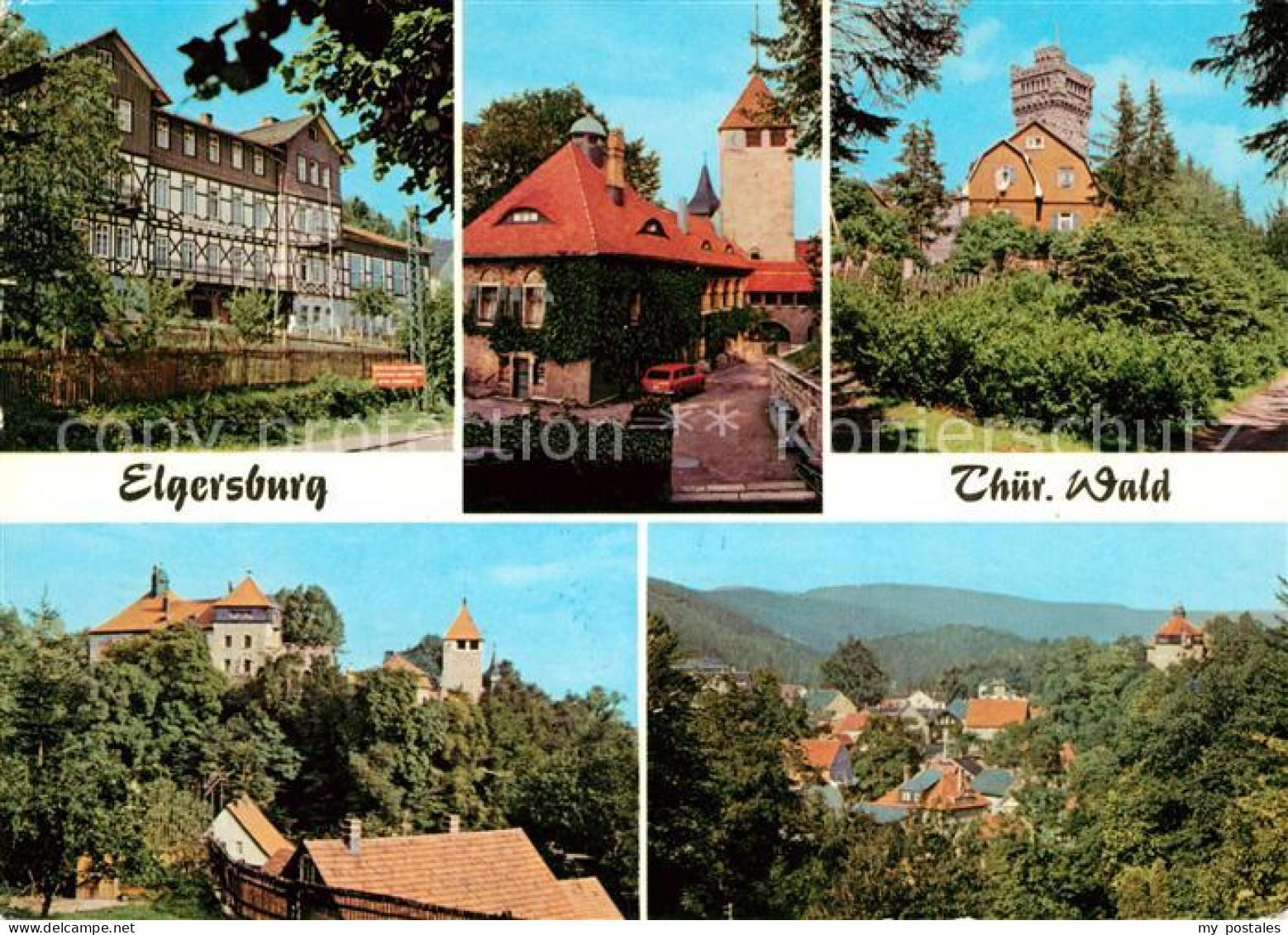 73041088 Elgersburg Reichsbahn Erholungsheim FDGB Erholungsheim Schloss Elgersbu - Elgersburg