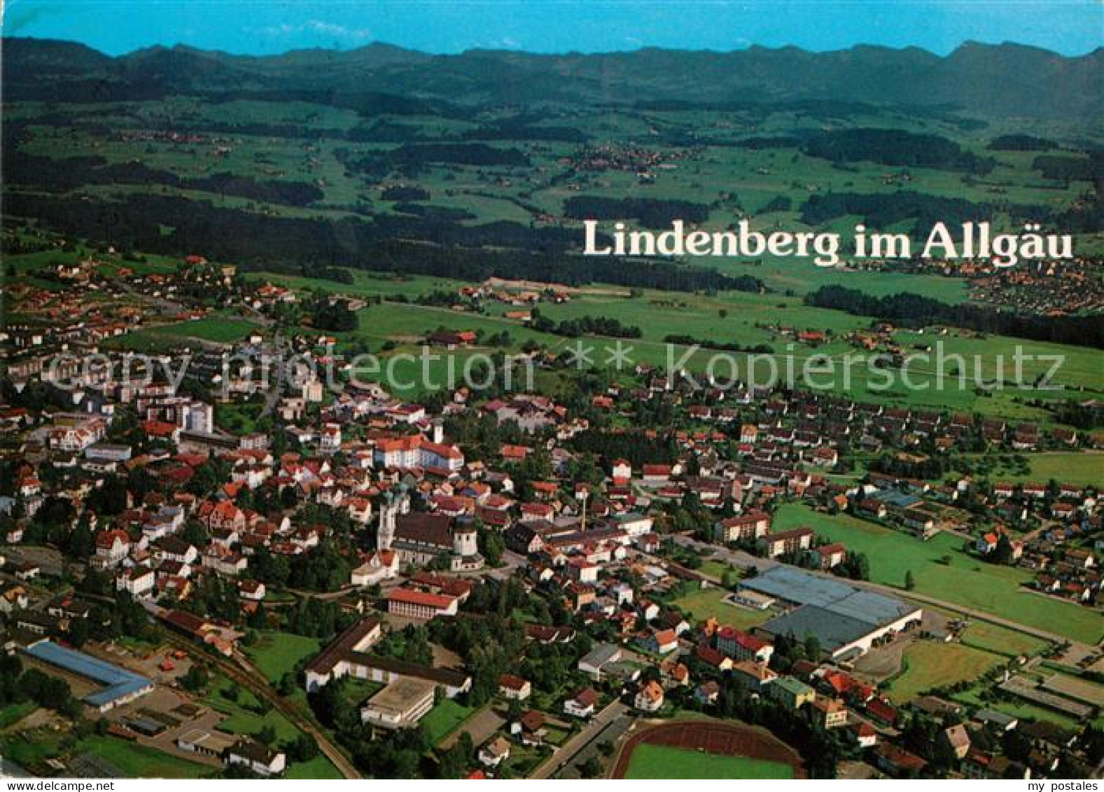 73041058 Lindenberg Allgaeu Fliegeraufnahme Lindenberg - Lindenberg I. Allg.