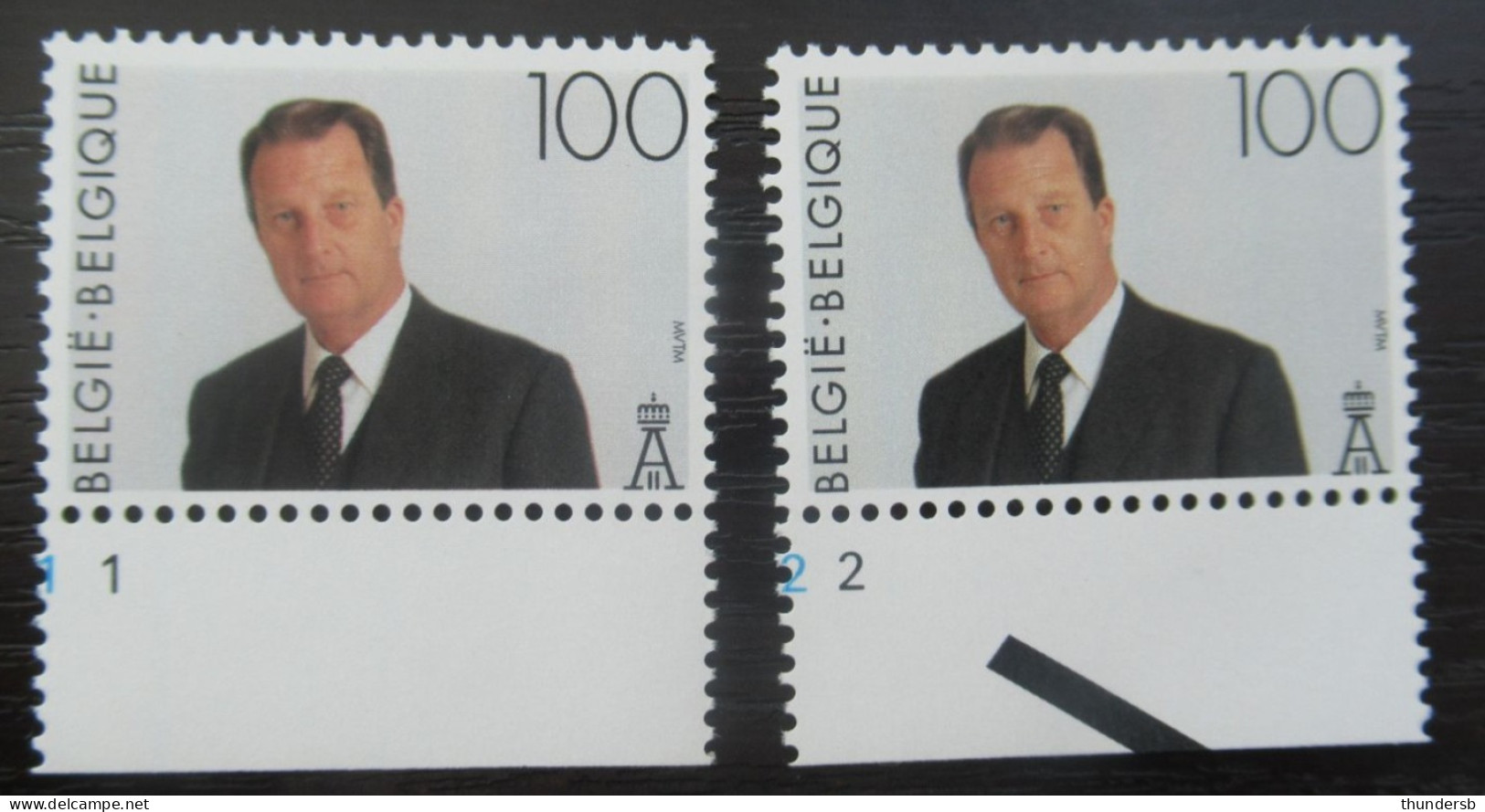 2576 'Koning Albert II' - Postfris ** - Volledige Set Plaatnummers - 1991-2000