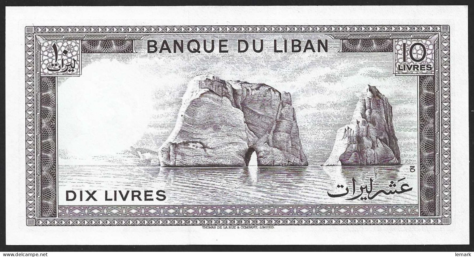 Lebanon 10 Livres 1986 P64f  UNC - Lebanon