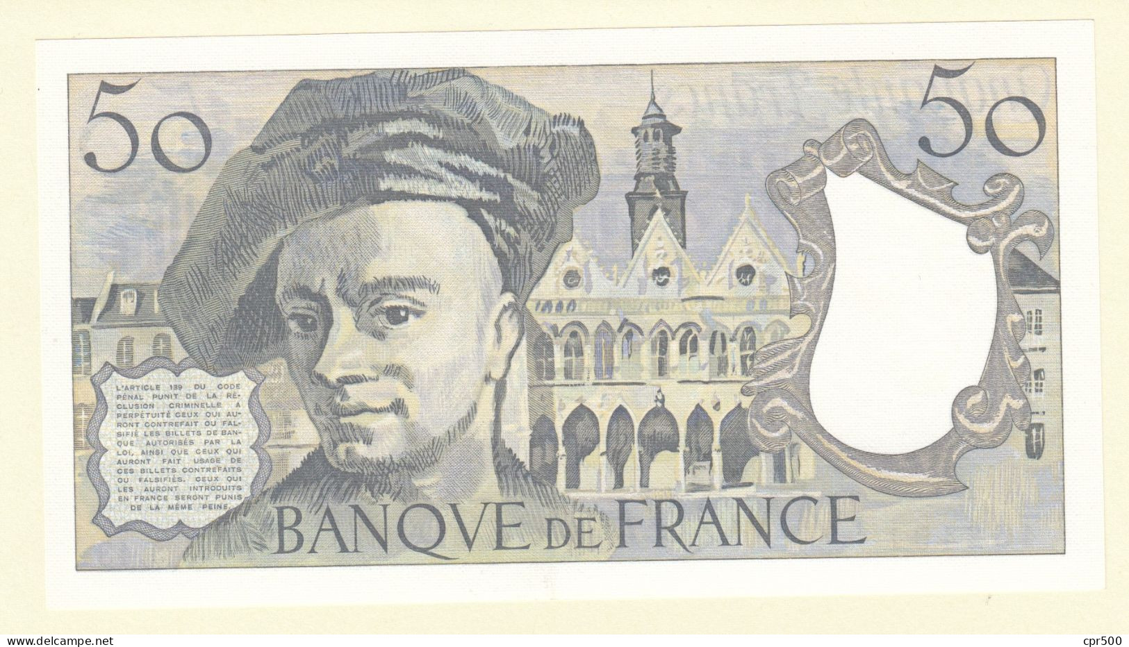 50 Francs QUENTIN DE LA TOUR Type 1976 F.67.11 NEUF - 50 F 1976-1992 ''Quentin De La Tour''