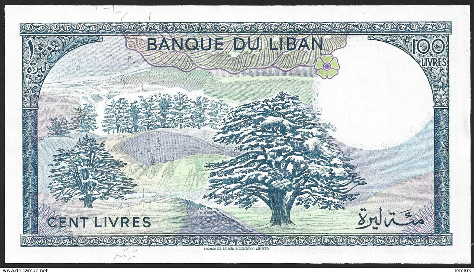 Lebanon 100 Livres 1988 P66d UNC - Libanon