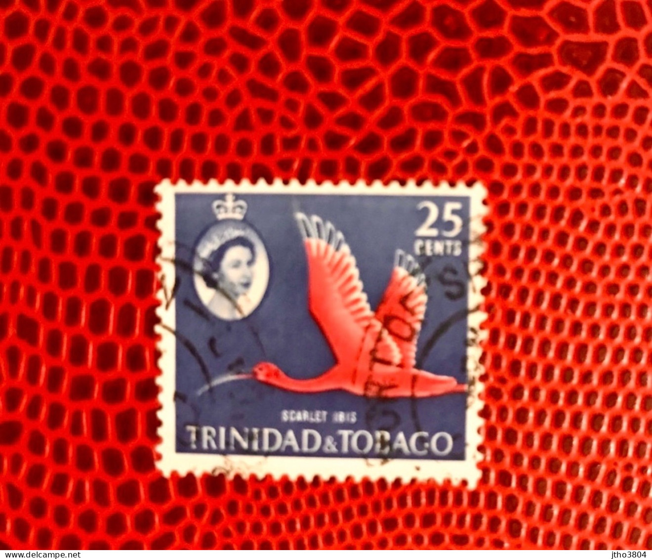 TRINITÉ ET TOBAGO 1960 1v Oblitéré Used YT 184 Pájaro Bird Pássaro Vogel Ucello Oiseau TRINITAD - Flamants