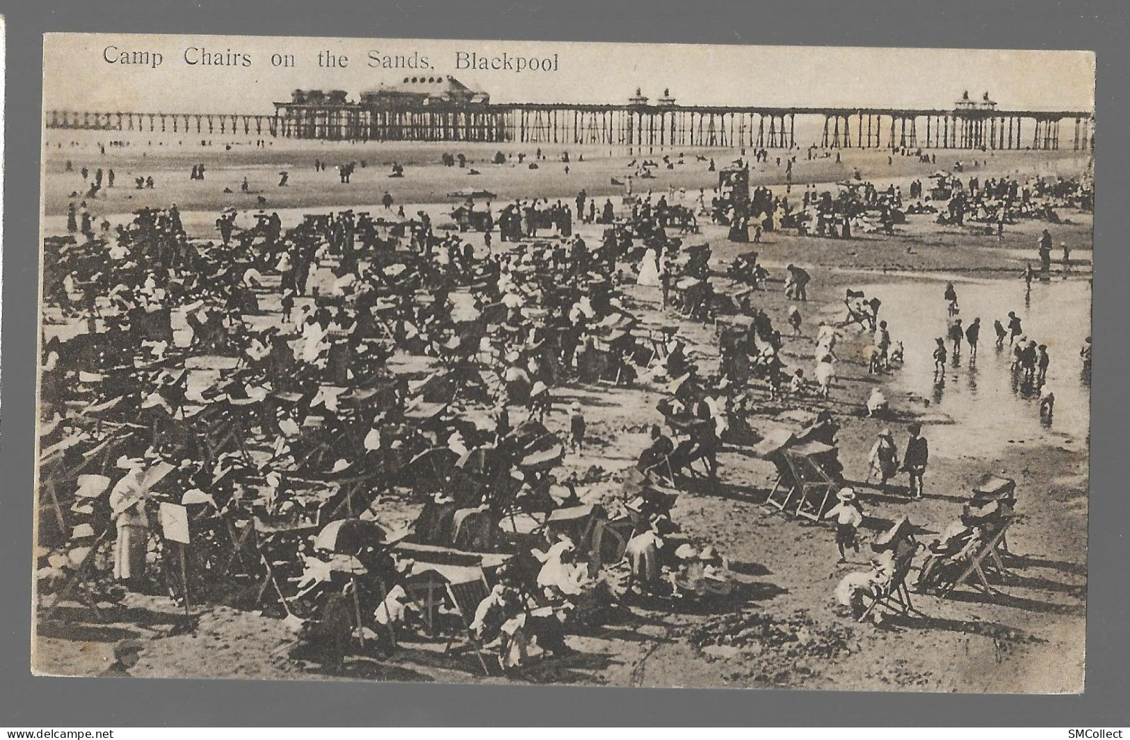 Camp Chairs On The Sands, Blackpool (1925) - (A19p58) - Blackpool