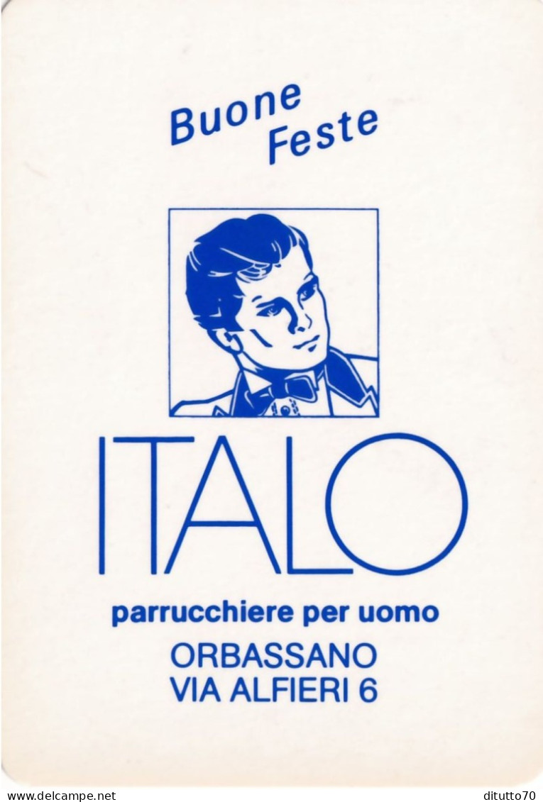 Calendarietto - Italo - Parrucchiere Per Uomo - Orbassano - Anno 1989 - Petit Format : 1981-90