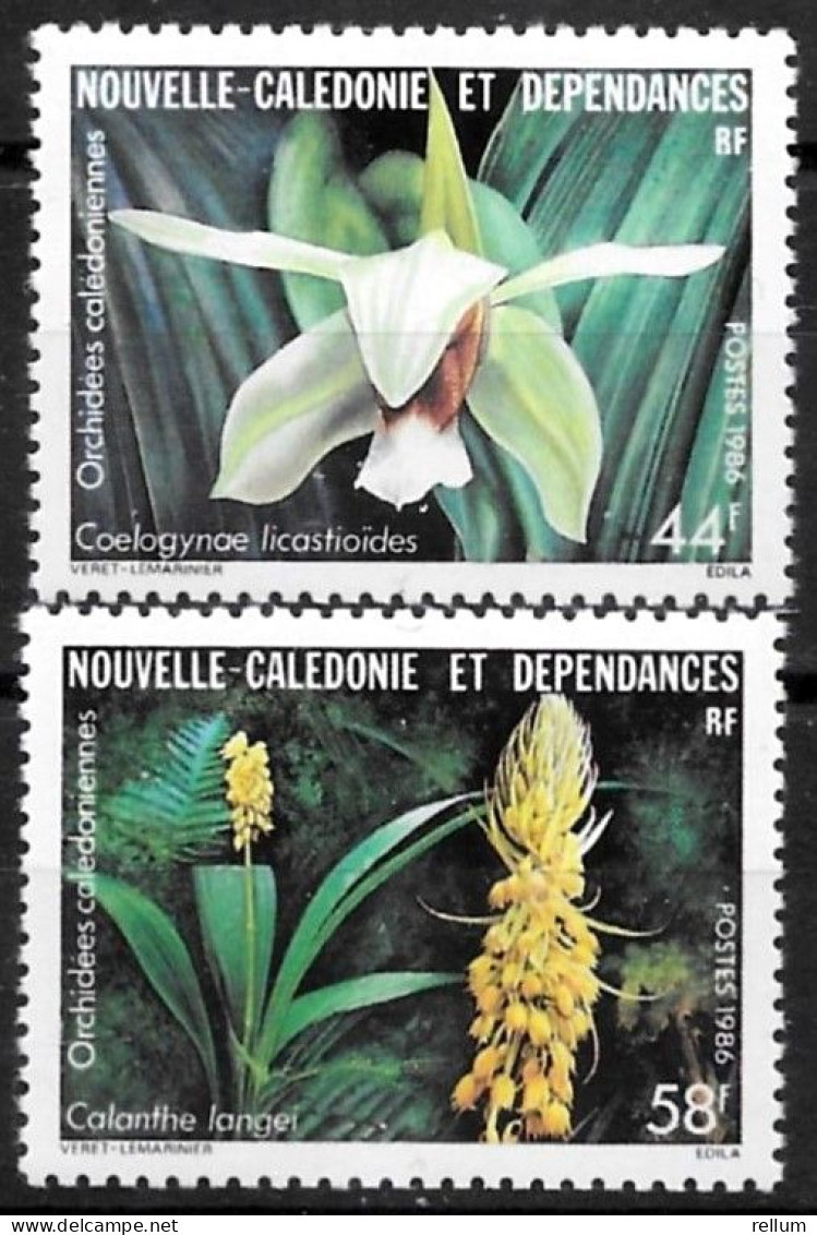 Nouvelle Calédonie 1986 - Yvert N° 520/521 - Michel N° 784/785 ** - Nuevos