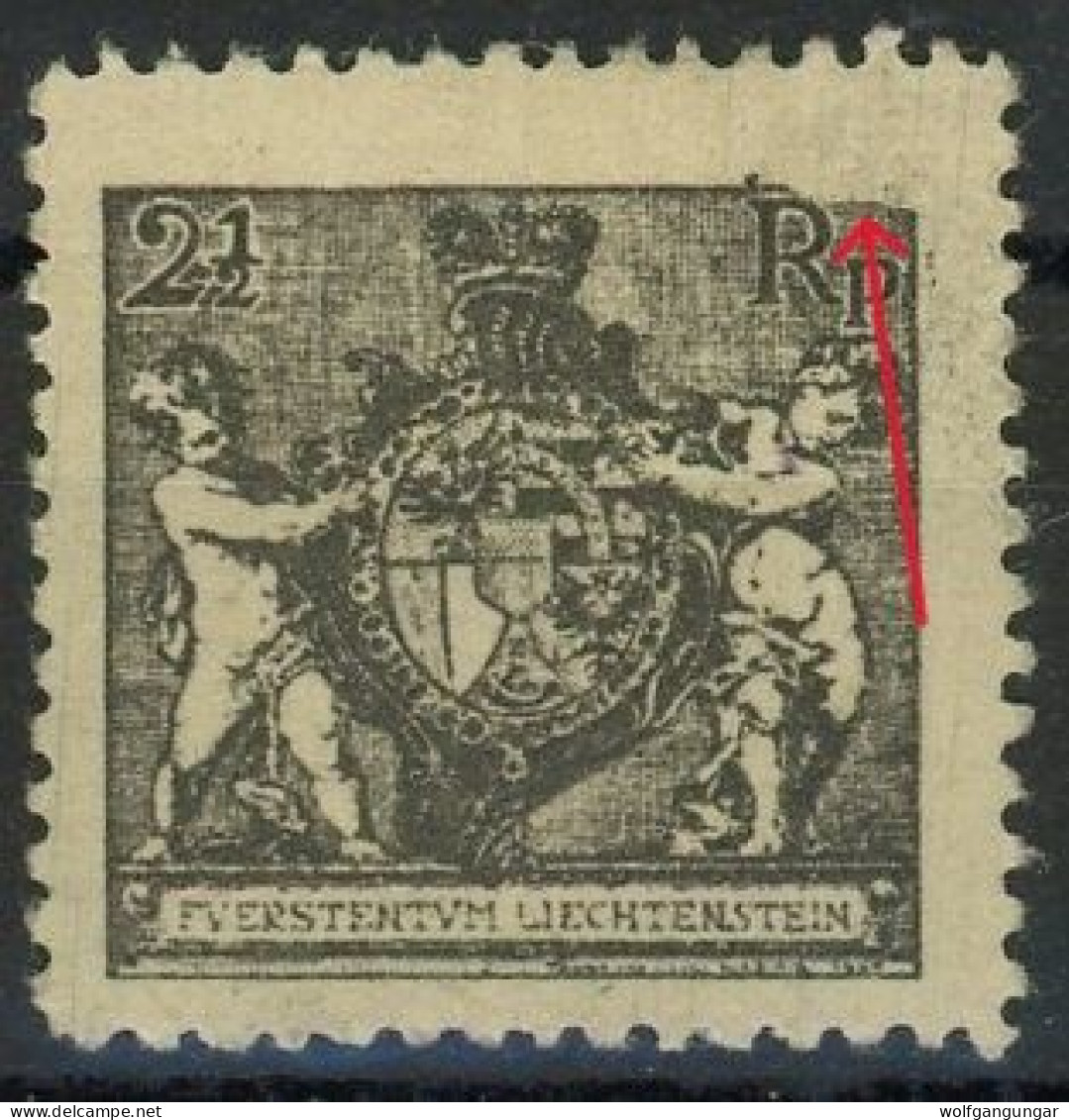 Liechtenstein 1921 Michel Nummer 46BI Gefalzt - Gebraucht