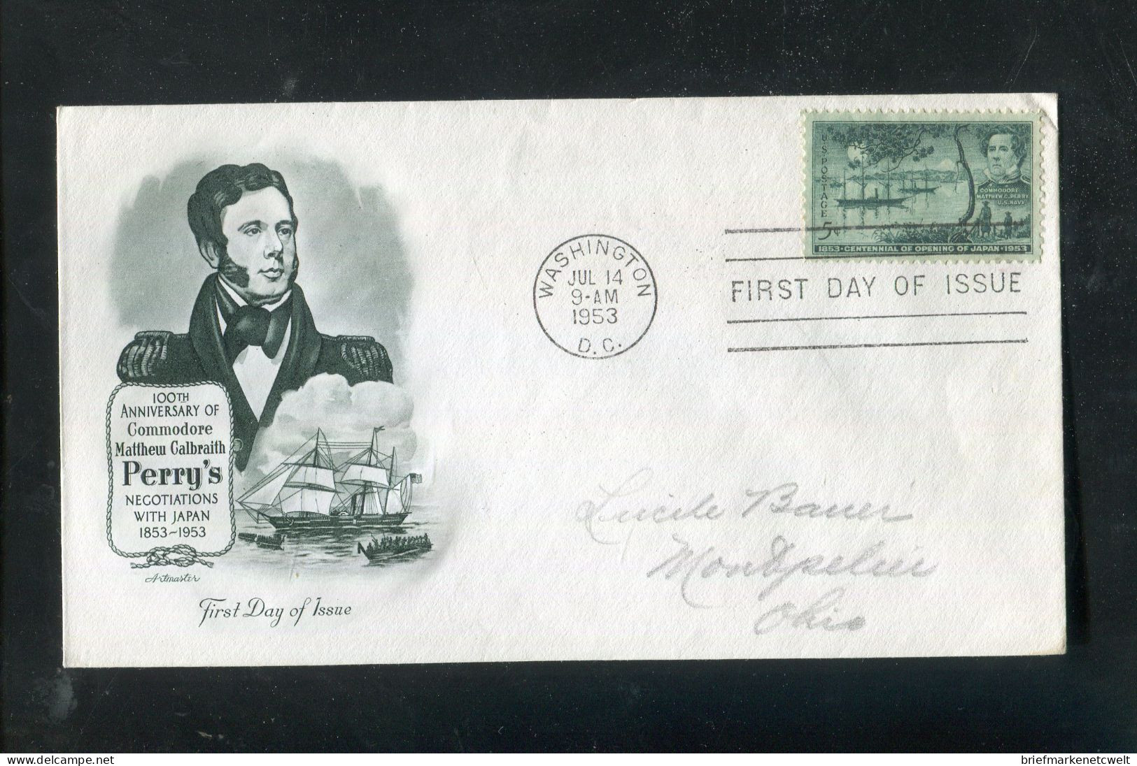 "USA" 1953, Mi. 641 FDC (60160) - FDC