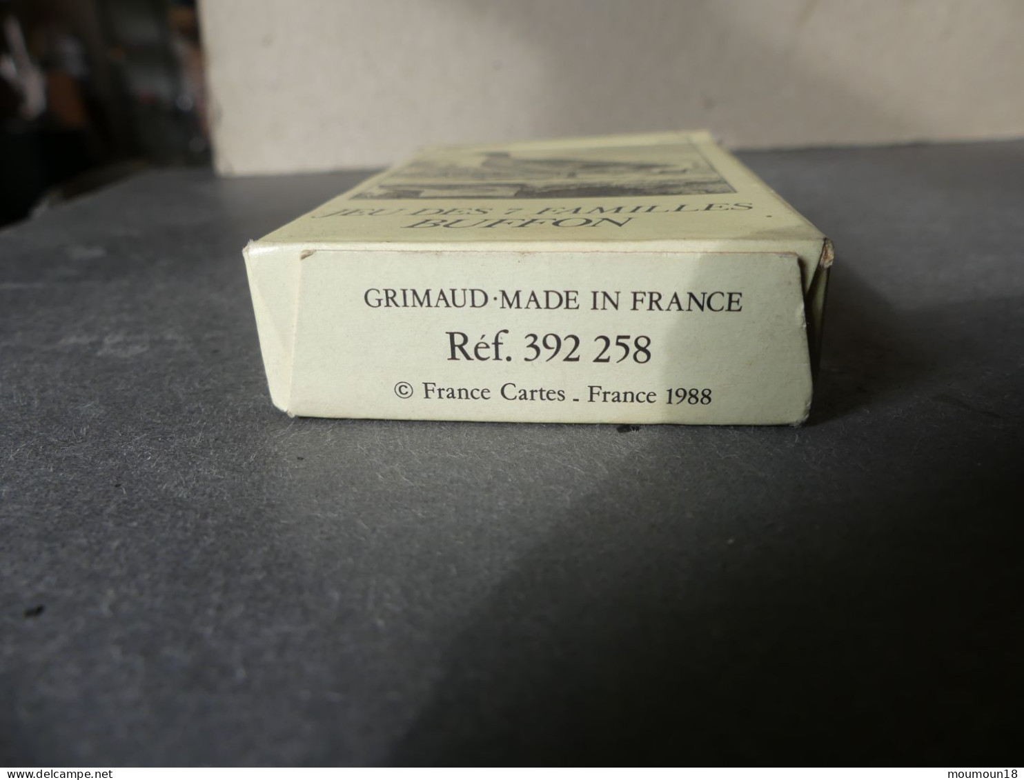 Jeu Des 7 Familles Buffon Grimaud France 1988 Complet - Speelkaarten