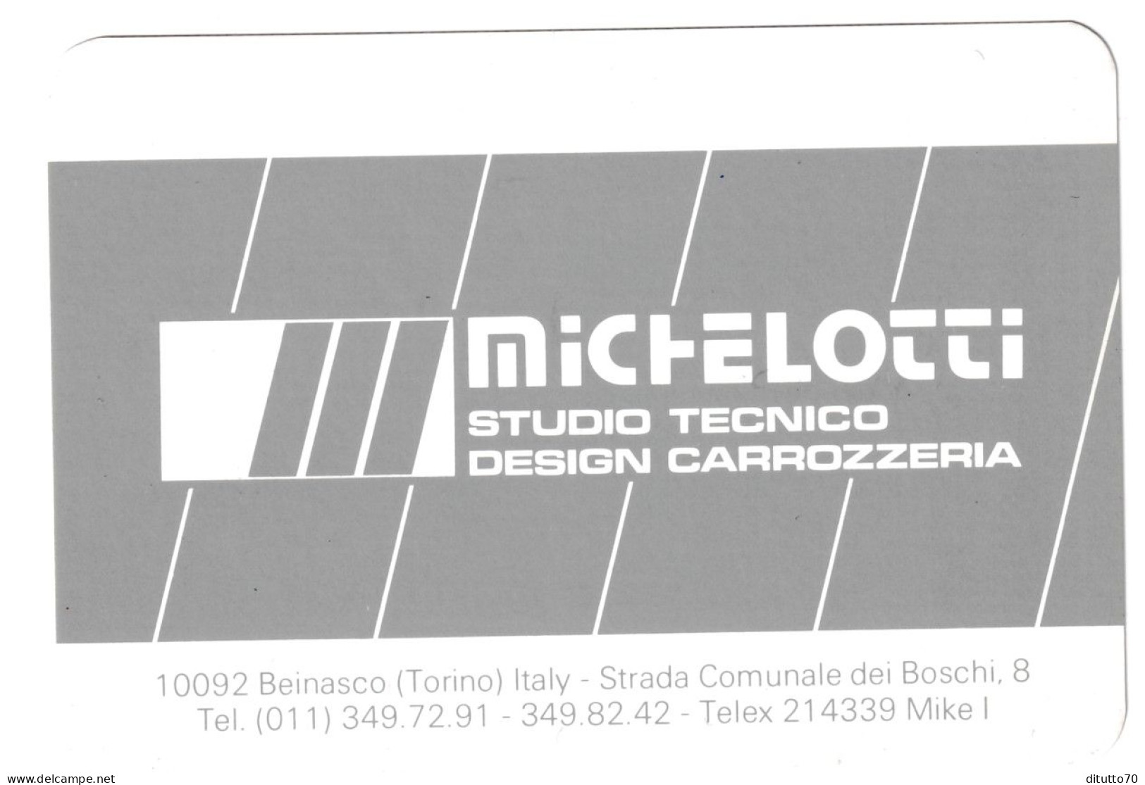 Calendarietto - Michelotti - Studio Tecnico - Beinasco - Torino - Anno 1988 - Kleinformat : 1981-90