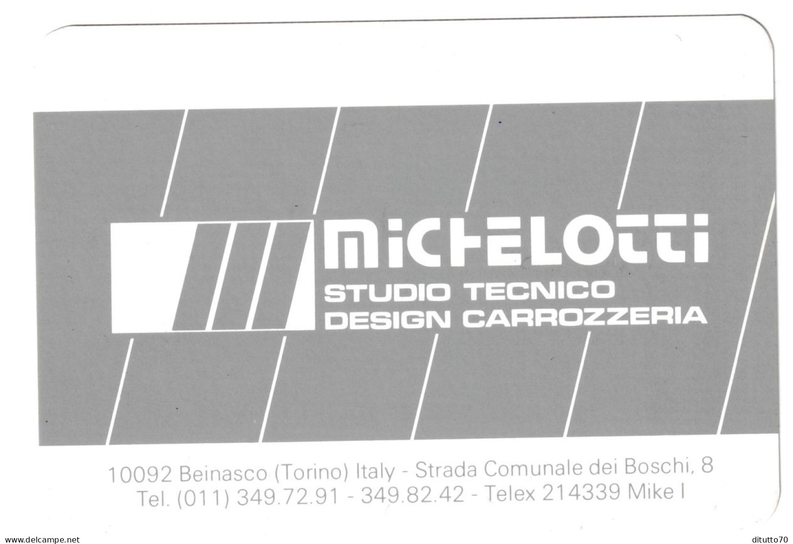 Calendarietto - Michelotti - Studio Tecnico - Beinasco - Torino - Anno 1988 - Small : 1981-90