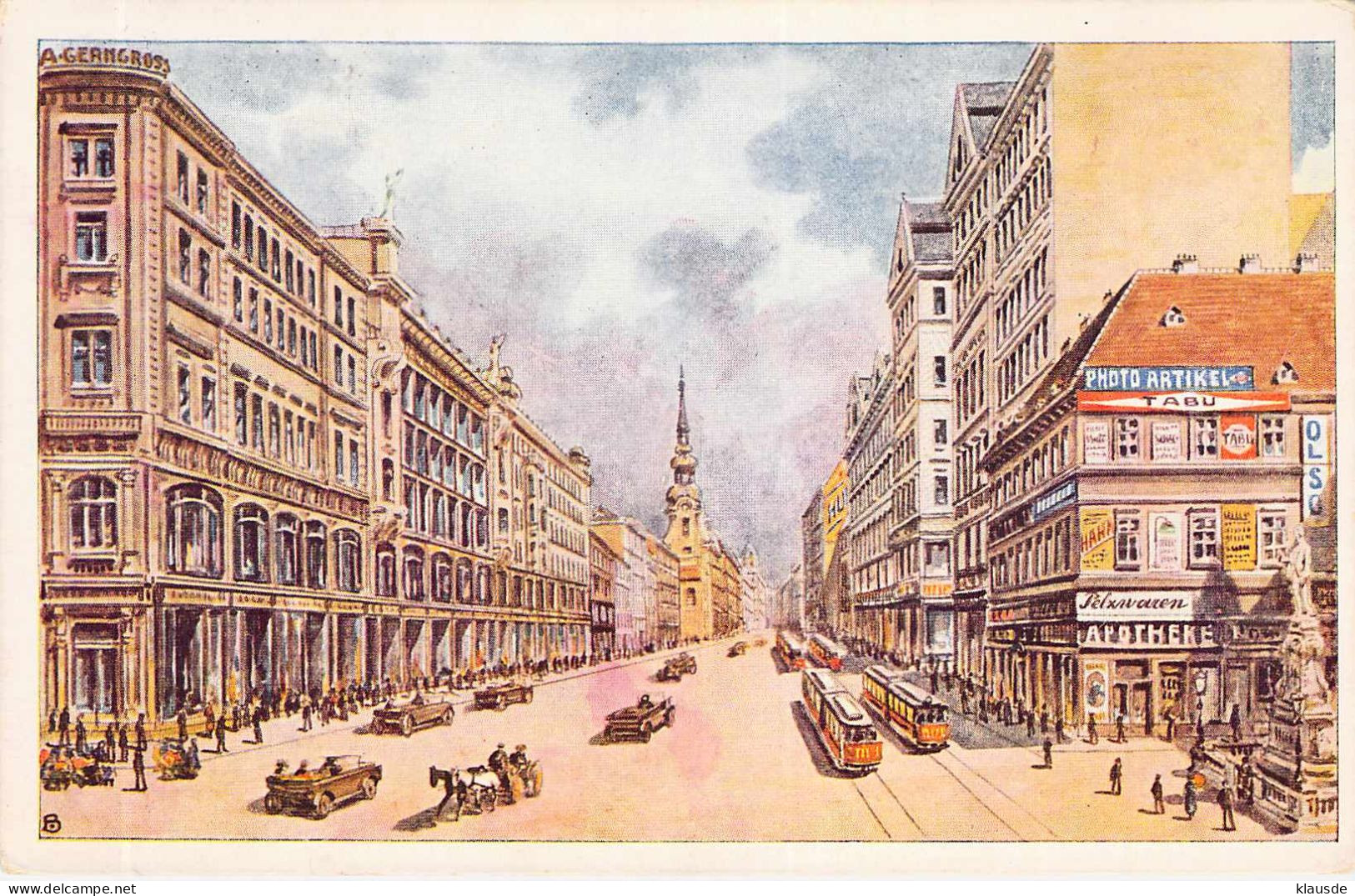 Wien - Mariahilferstrasse - Haydn-Denkmal Gel.1924 - Wien Mitte