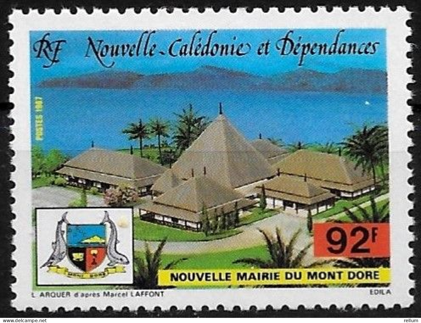 Nouvelle Calédonie 1987 - Yvert N° 537 - Michel N° 805 ** - Nuovi