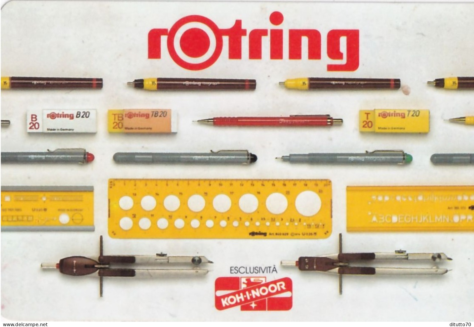 Calendarietto - Rotring - Made In Germany - Anno 1988 - Petit Format : 1981-90