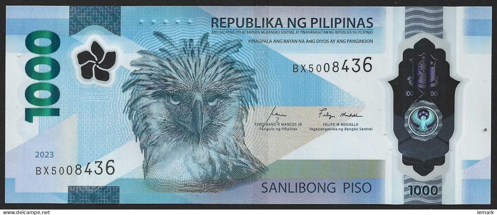 Philipphines 1000 Piso 2023 P241 UNC - Filippine