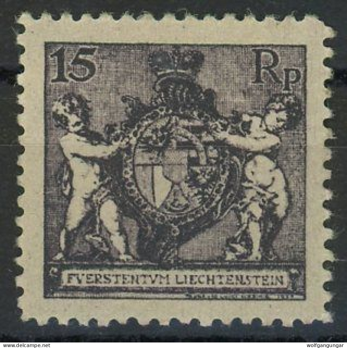 Liechtenstein 1921 Michel Nummer 52B Gefalzt - Gebraucht