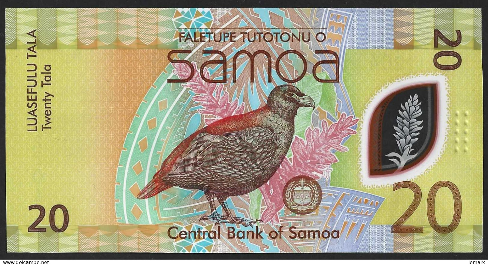 Samoa 20 Tala 2023 P49 UNC - Samoa