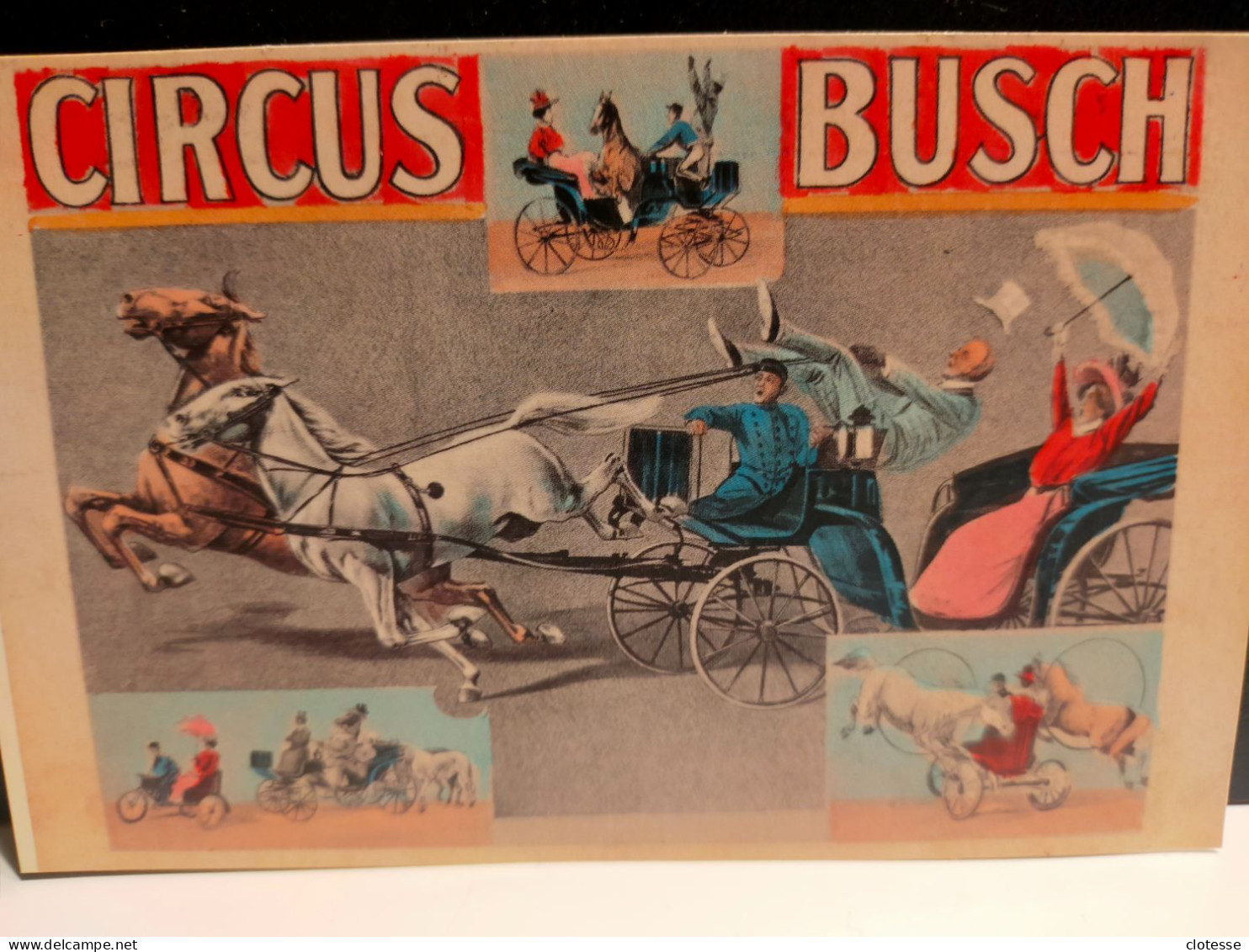 Circus Busch 1907(RIPRODUZIONE) - Manifestazioni