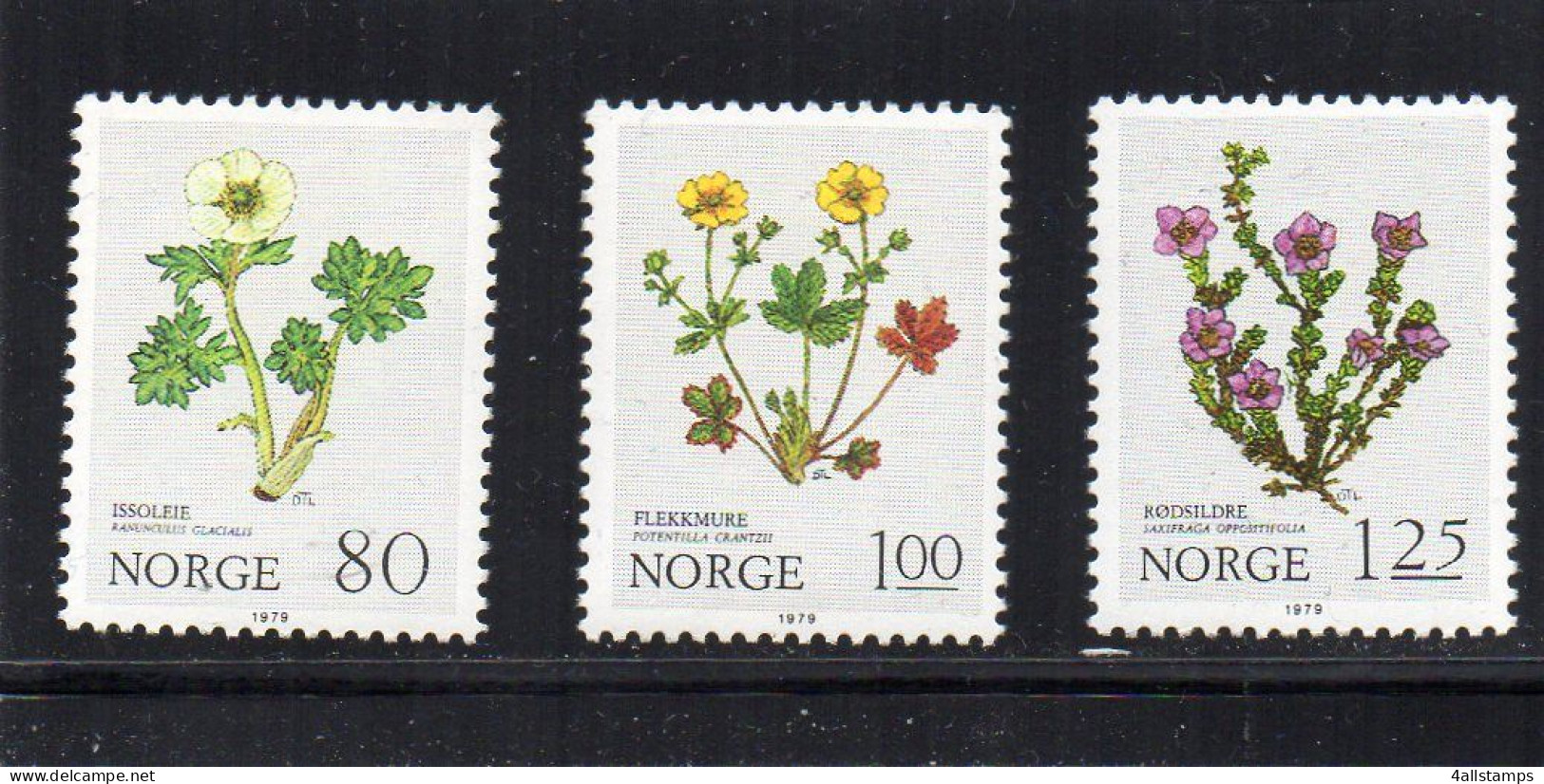 1979 Noorwegen Yv N° 755/757 : ** - MNH - NEUF - POSTFRISCH - POSTFRIS - Neufs
