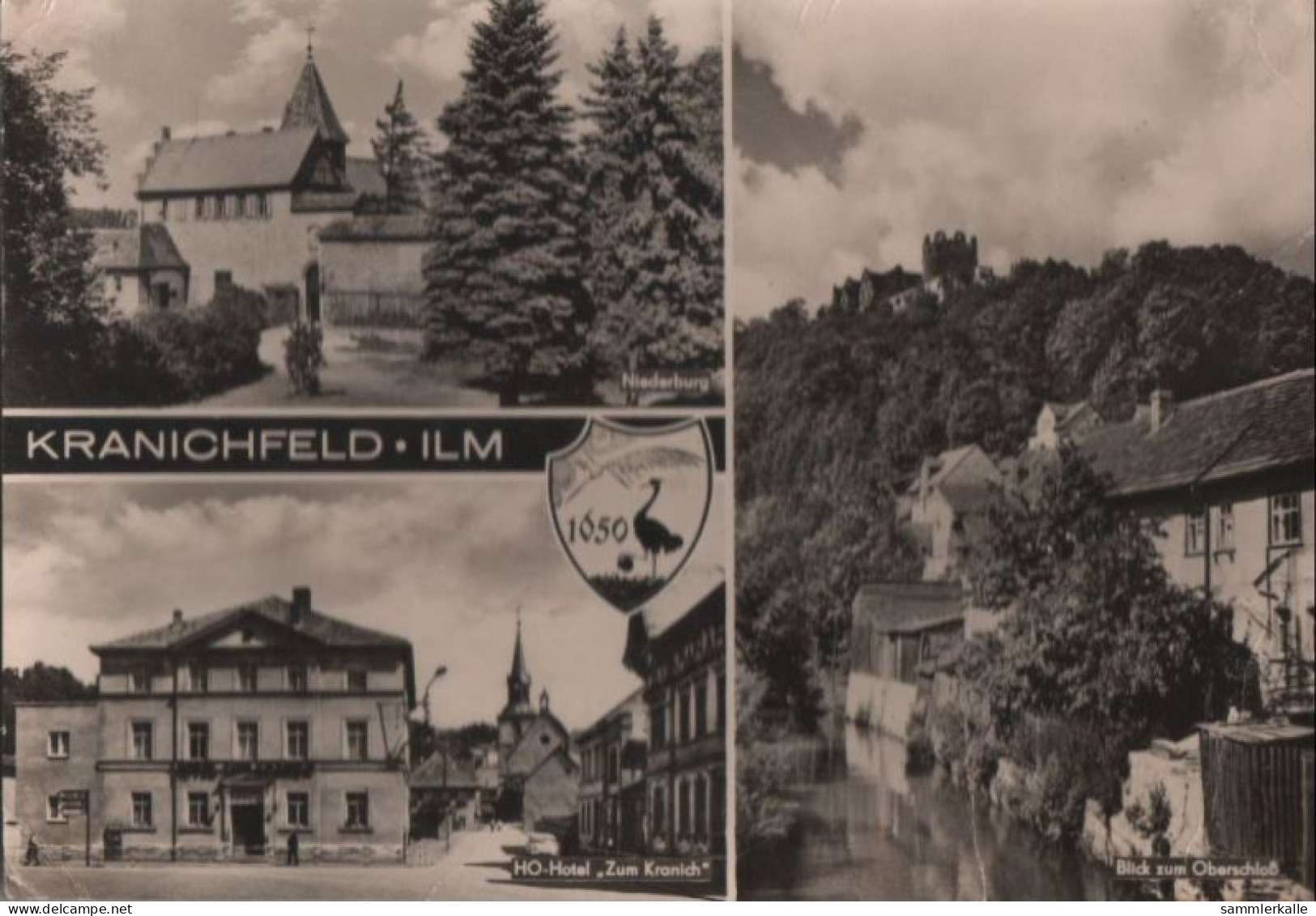 55187 - Kranichfeld - U.a. Blick Zum Oberschloss - Ca. 1970 - Kranichfeld