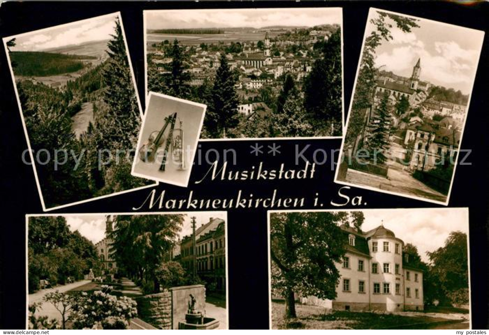 73038026 Markneukirchen Musikstadt Panorama Markneukirchen - Markneukirchen